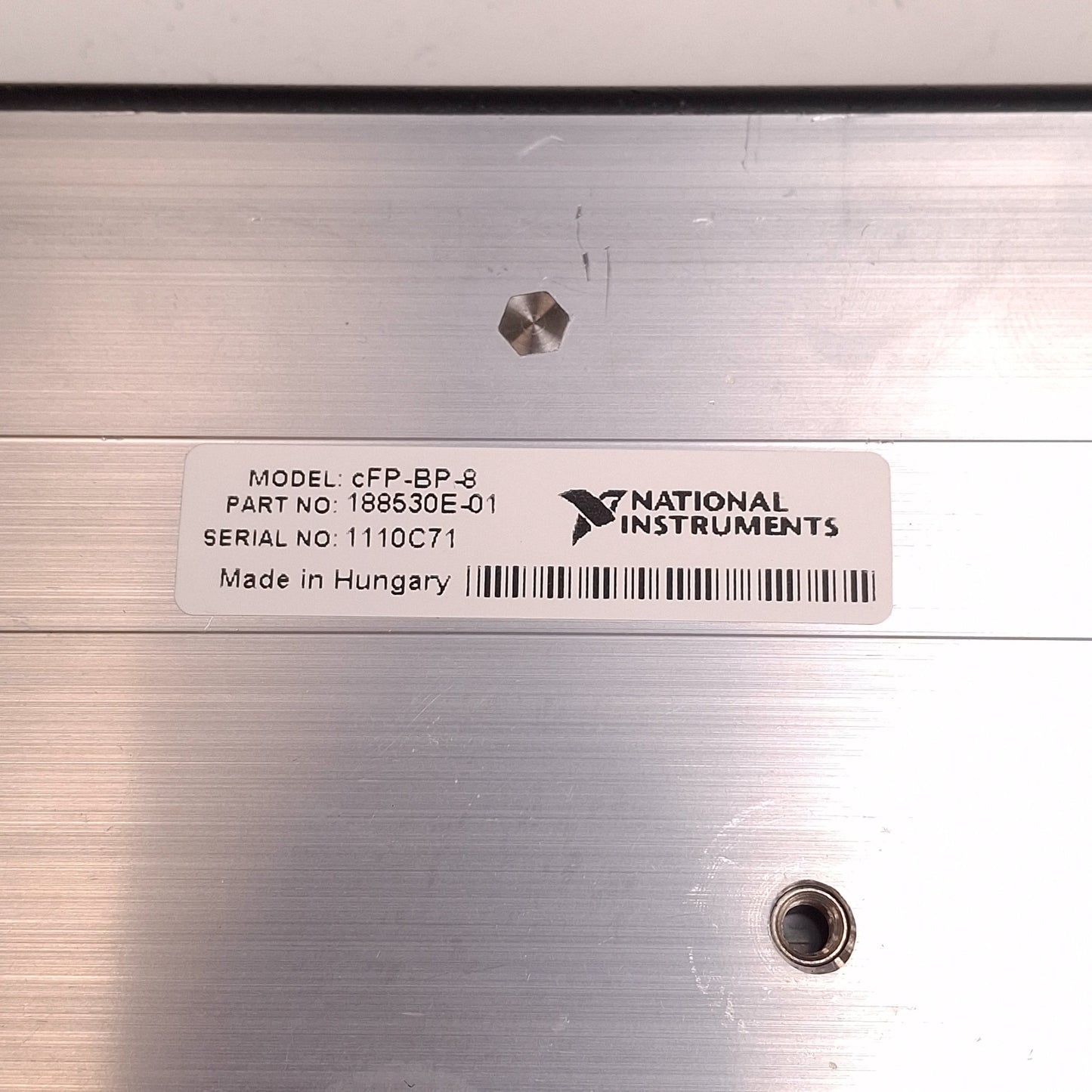 Used National Instruments 188530E-01 CFP-BP-8 Compact Fieldpoint Backplane, 8-Slot