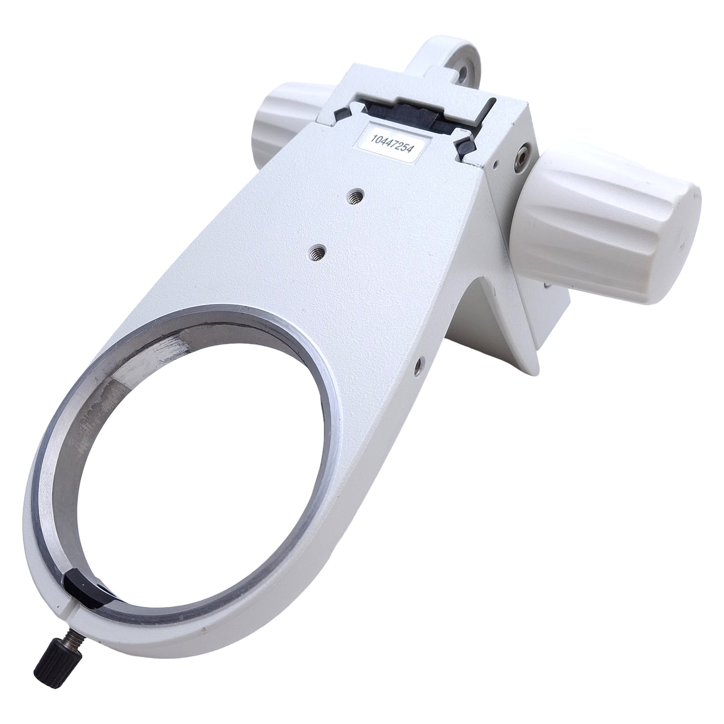 Used Leica 10447254 Microscope Focus Mount ø76mm ID, 3.5in Travel *Missing Adapter*