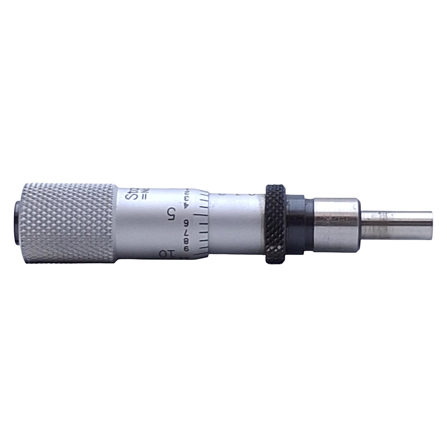 Used Starrett 463 Micrometer Head, 0-0.5" Range, 0.001" Graduation, 0.2" Dia