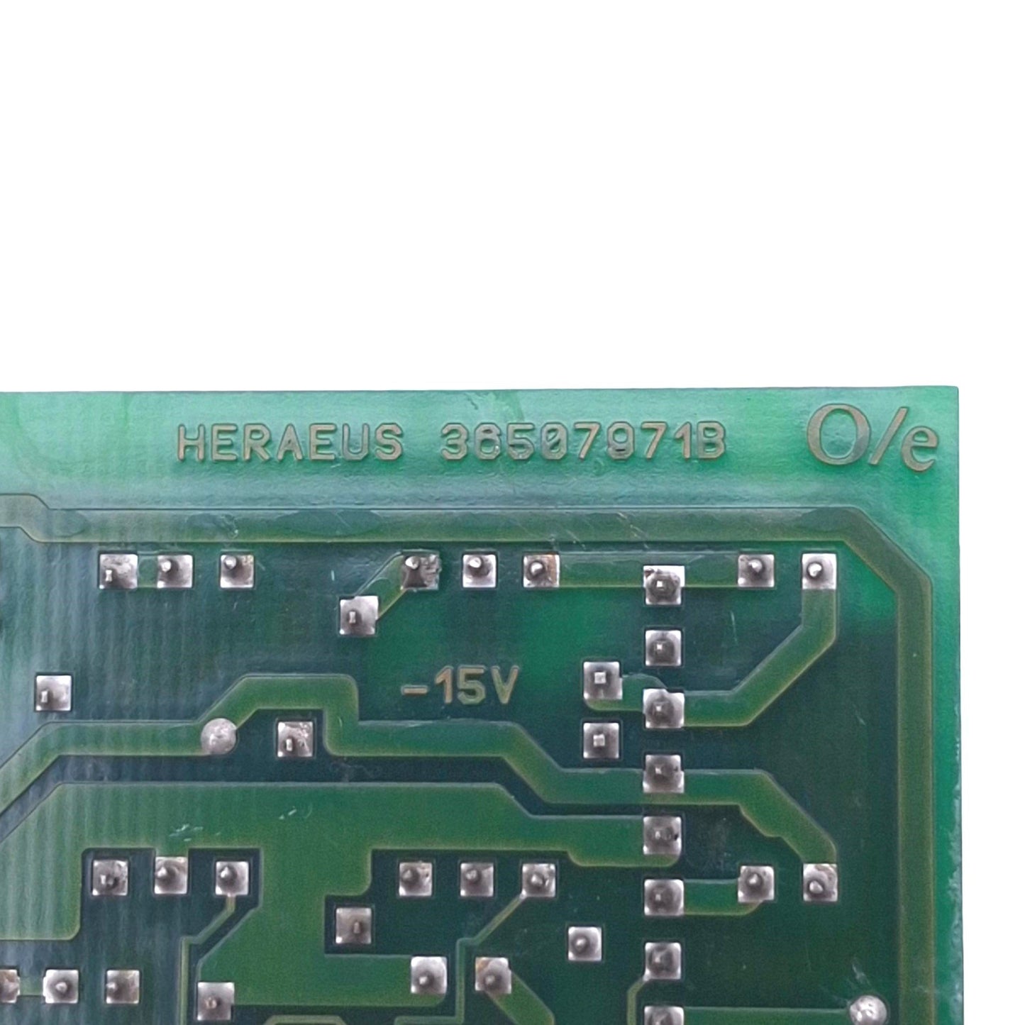 Used Heraeus 36507971B Printed Circuit Board, 16-Pin, 90x60mm