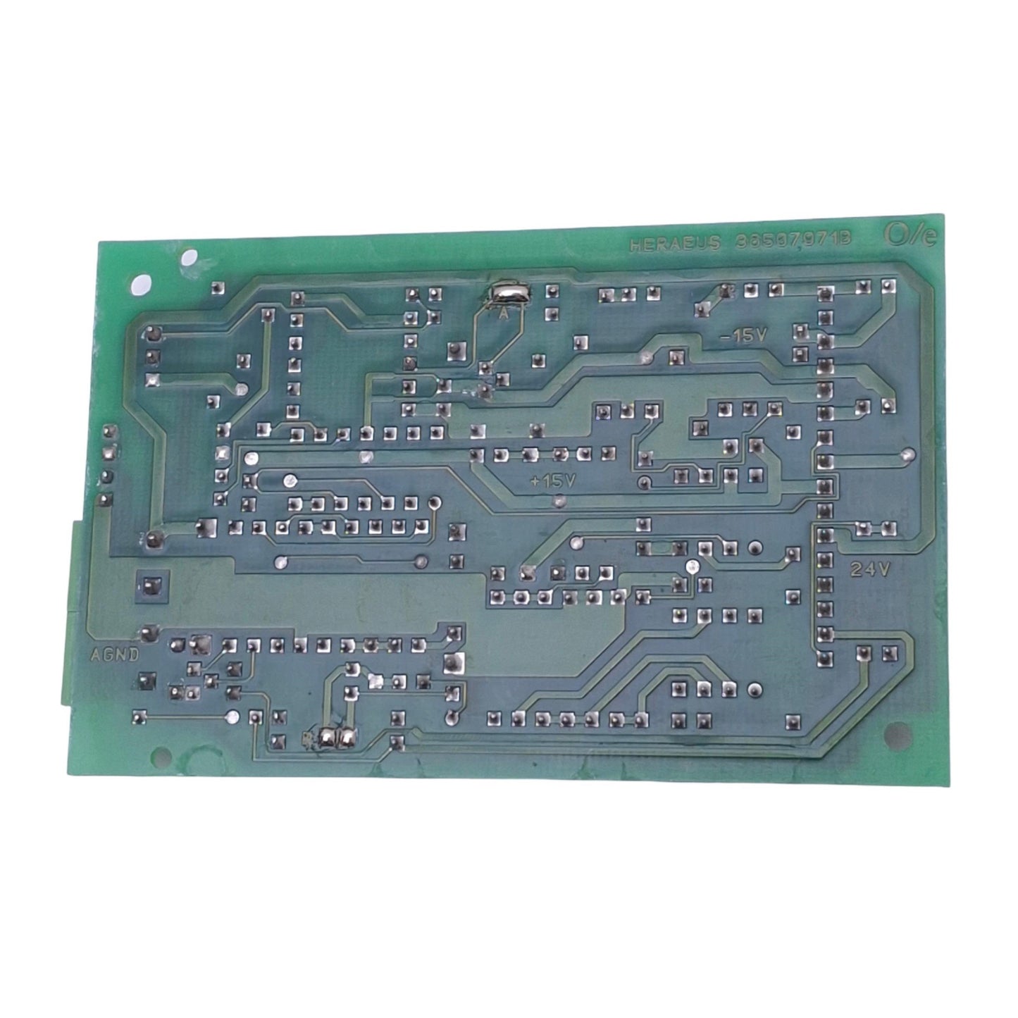 Used Heraeus 36507971B Printed Circuit Board, 16-Pin, 90x60mm