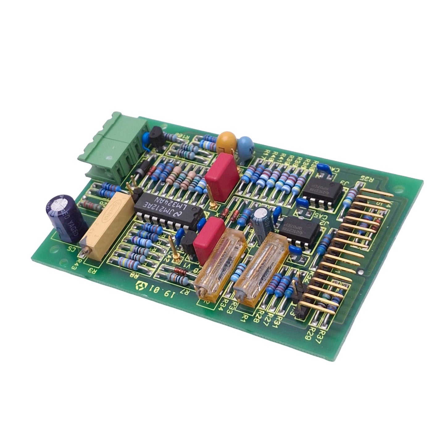Used Heraeus 36507971B Printed Circuit Board, 16-Pin, 90x60mm