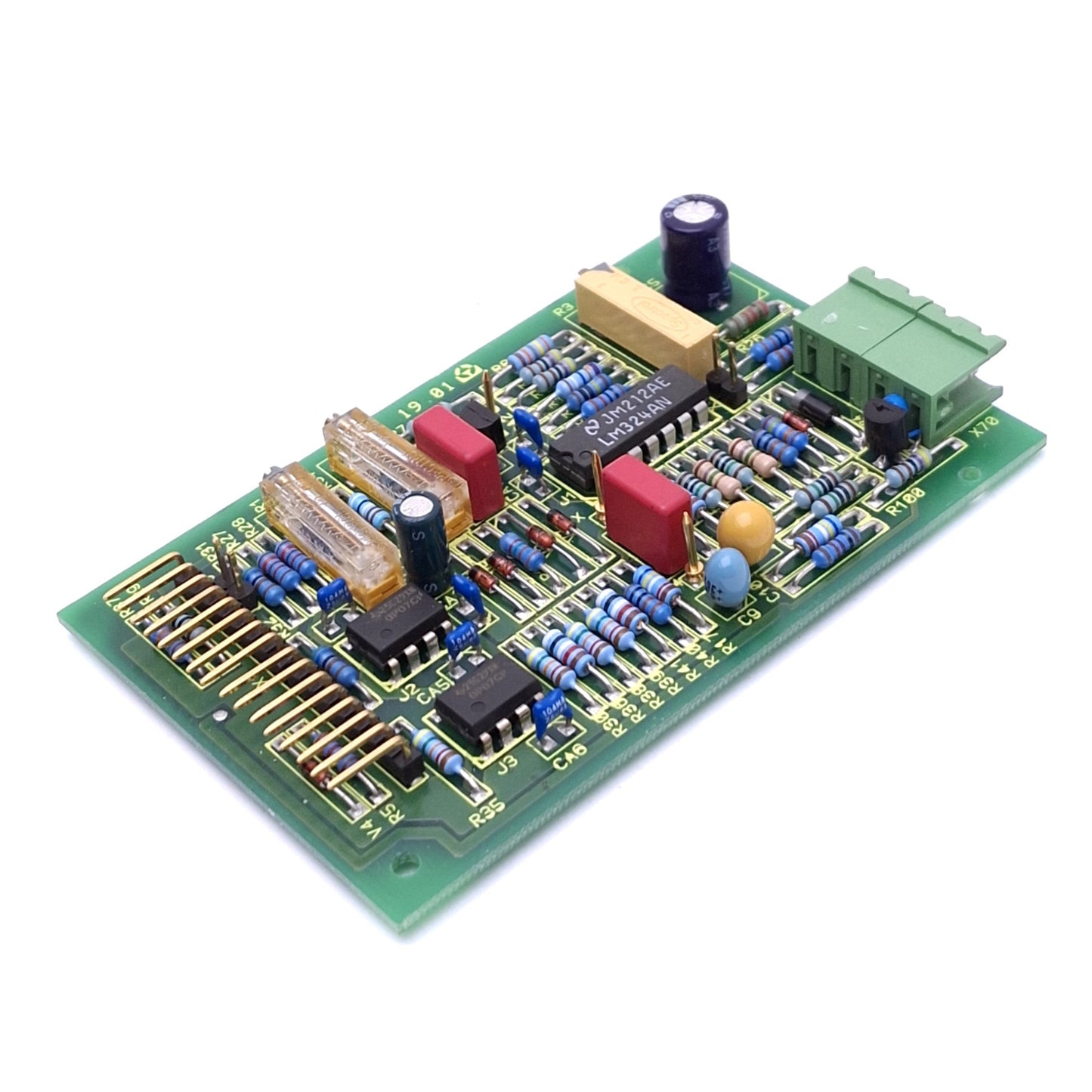 Used Heraeus 36507971B Printed Circuit Board, 16-Pin, 90x60mm