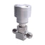 Used Swagelok SS-4BK-1C Bellows Valve, 1/4" Tube, 316 Stainless Steel, NC Actuator