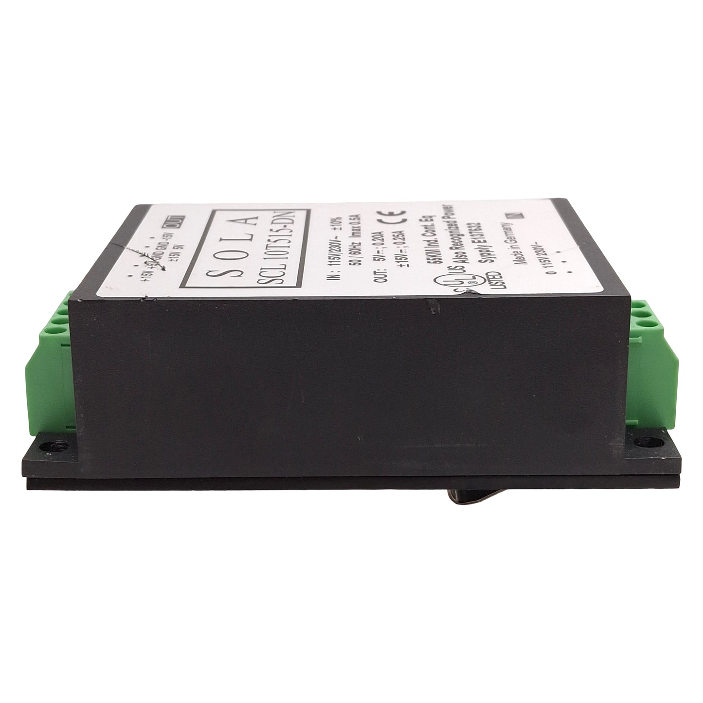 Used Sola SCL 10T515-DN Power Supply, 115/230VAC Input, +5VDC & ±15VDC Outputs, 10W