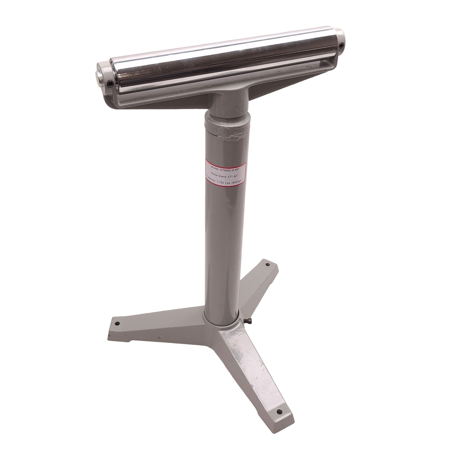 Used Vestil STAND-H-P Deluxe Roller Stand, Horizontal, 27in to 42in H, 1760lbs Cap.