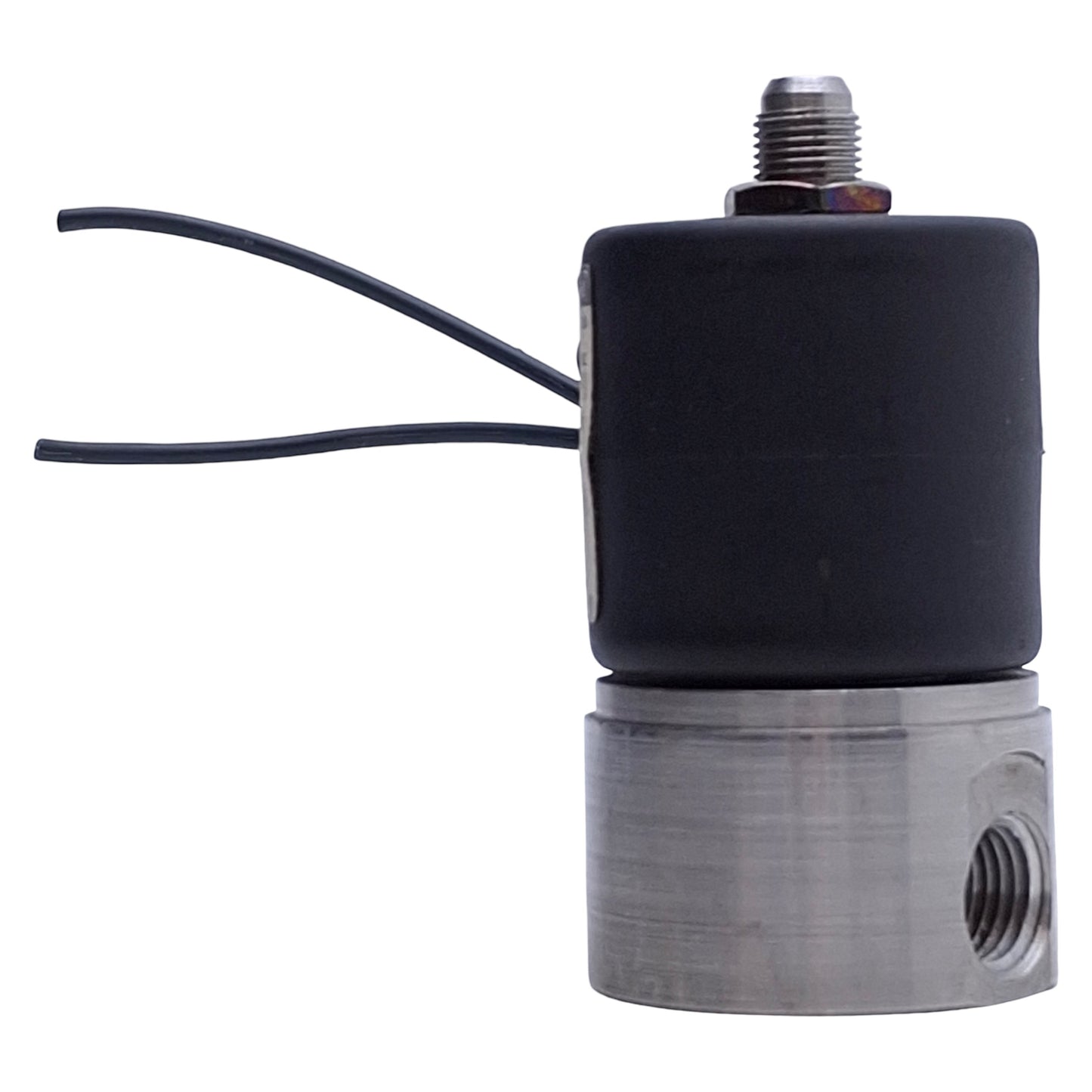 Used Honeywell 71315SN2GN00 3-Way NC SS Solenoid Valve, 1/4" NPT Ports, 24VDC, 200psi