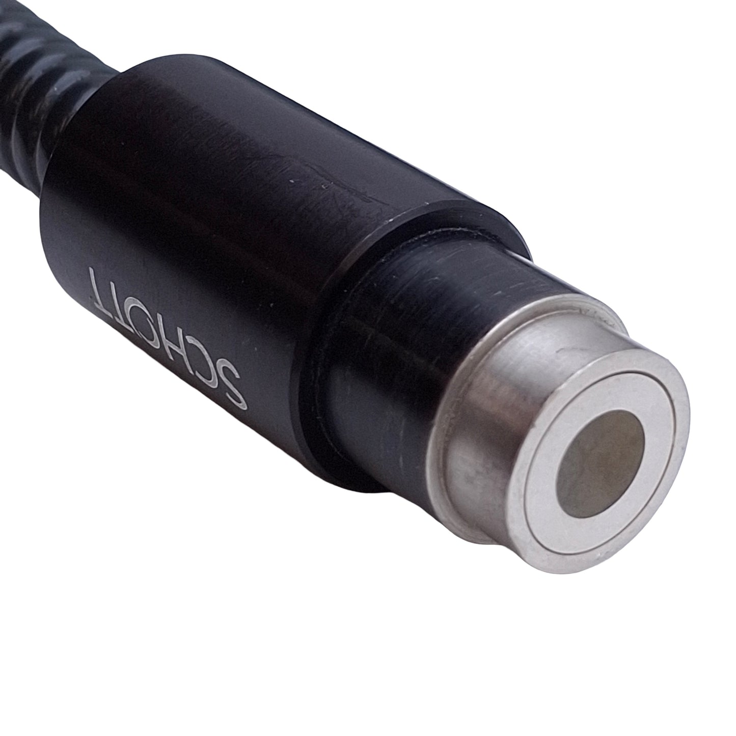 Used SCHOTT A08520.60 Combination Dual Gooseneck Bundle Fiber Optic Light Guide, 5ft