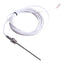Used Four Wire PT100 100 Ohm Temperature Sensor 1/8in NPT, ø1/8in x 3in, 15ft Lead