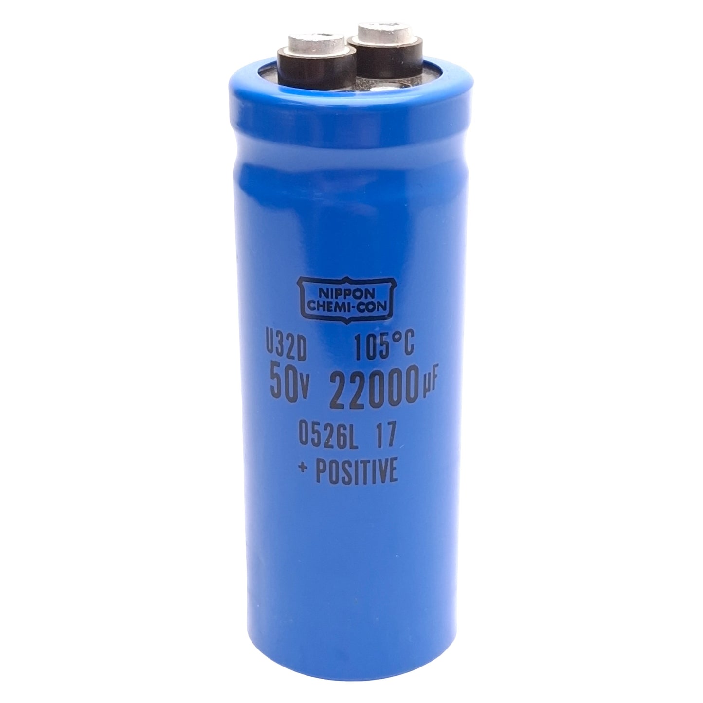 Used Lot of 3 Nippon Chemi-Con U32D50LG223M35X92HP Capacitor 50VDC 22000µF ø35 x 92mm