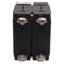 Used Airpax IEG66-1-62-10.0-01-V Circuit Breaker, 2-Pole, 10A 250VAC, Screw Terminals