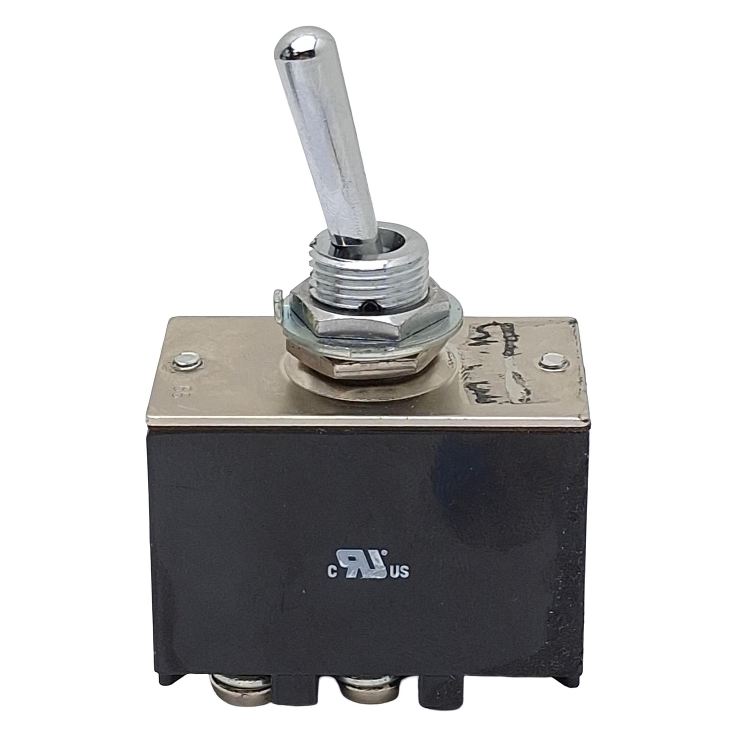 Used NKK S821 Toggle Switch, DPST ON-OFF, 30A 125VAC/30VDC, 750W, M12, 12.5mm Panel