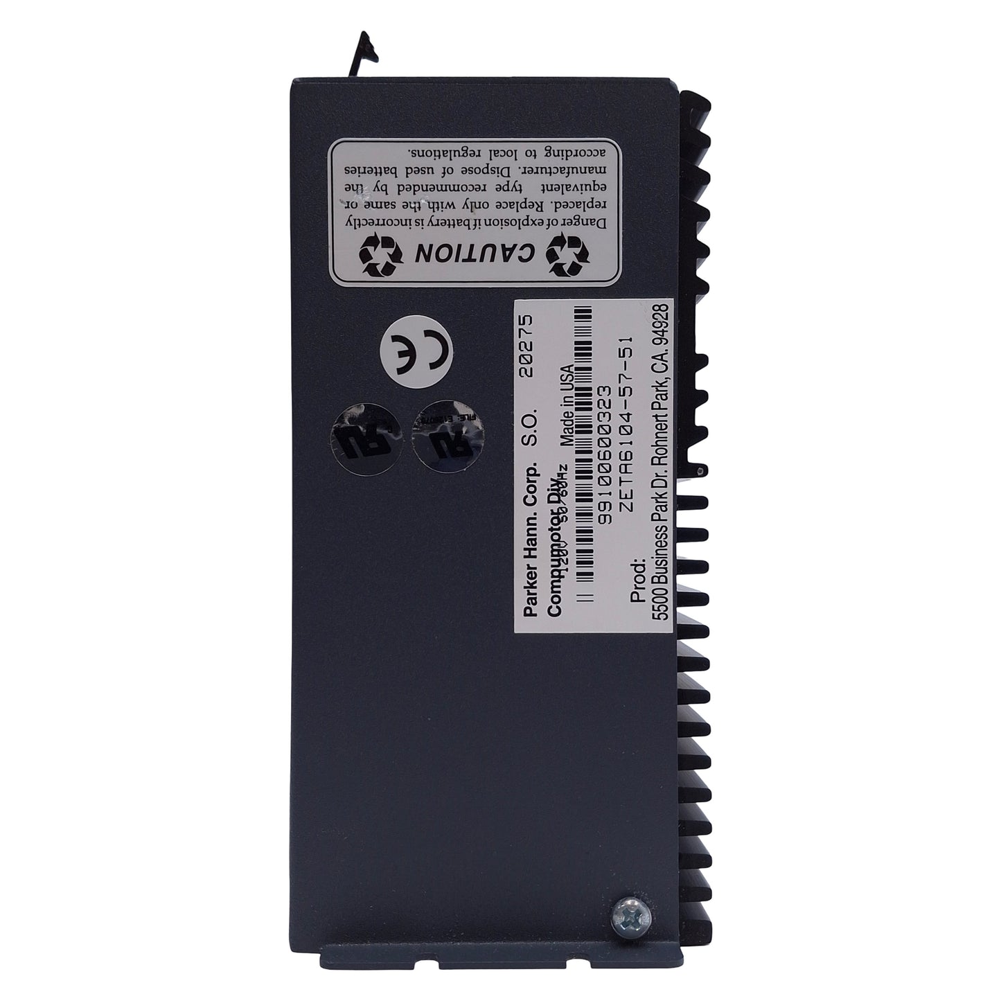 New Parker ZETA6104-57-51 Compumotor Stepper Drive 1-Axis I/O In: 19 Out: 9 120VAC