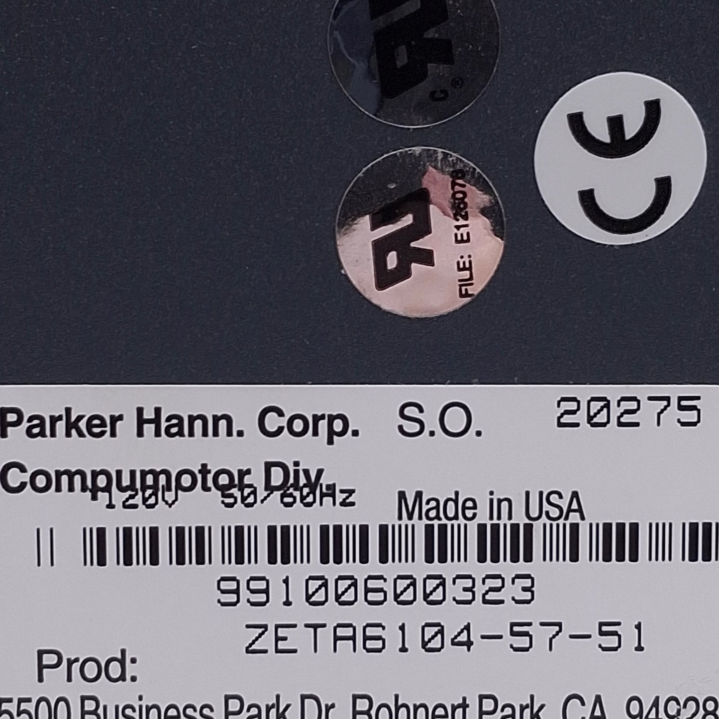 New Parker ZETA6104-57-51 Compumotor Stepper Drive 1-Axis I/O In: 19 Out: 9 120VAC