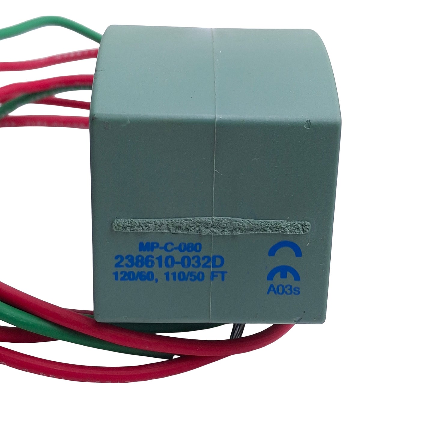 Used Asco 238610-032D Red Hat Solenoid Valve Replacement Coil 110/120VAC Coil Voltage