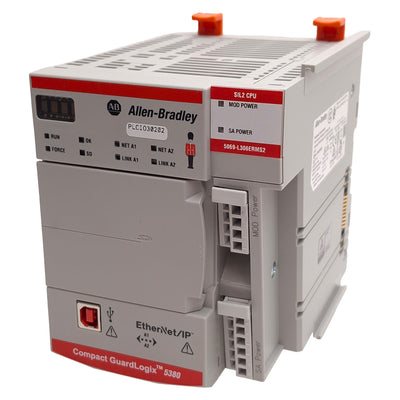 Used Allen Bradley 5069-L306ERMS2 Compact Guardlogix 5380 Safety Controller, 18-32VDC