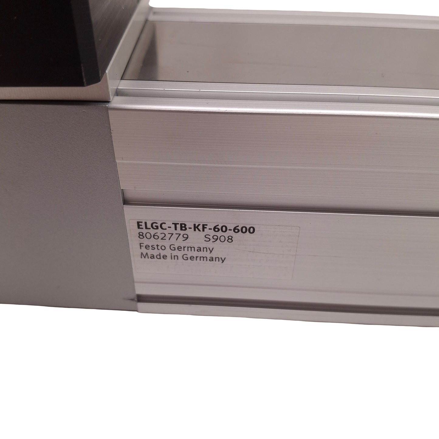 Used Festo ELGC-TB-KF-60-600 Belt Driven Actuator, 600mm Stroke, 3mm Pitch, 1.5m/s
