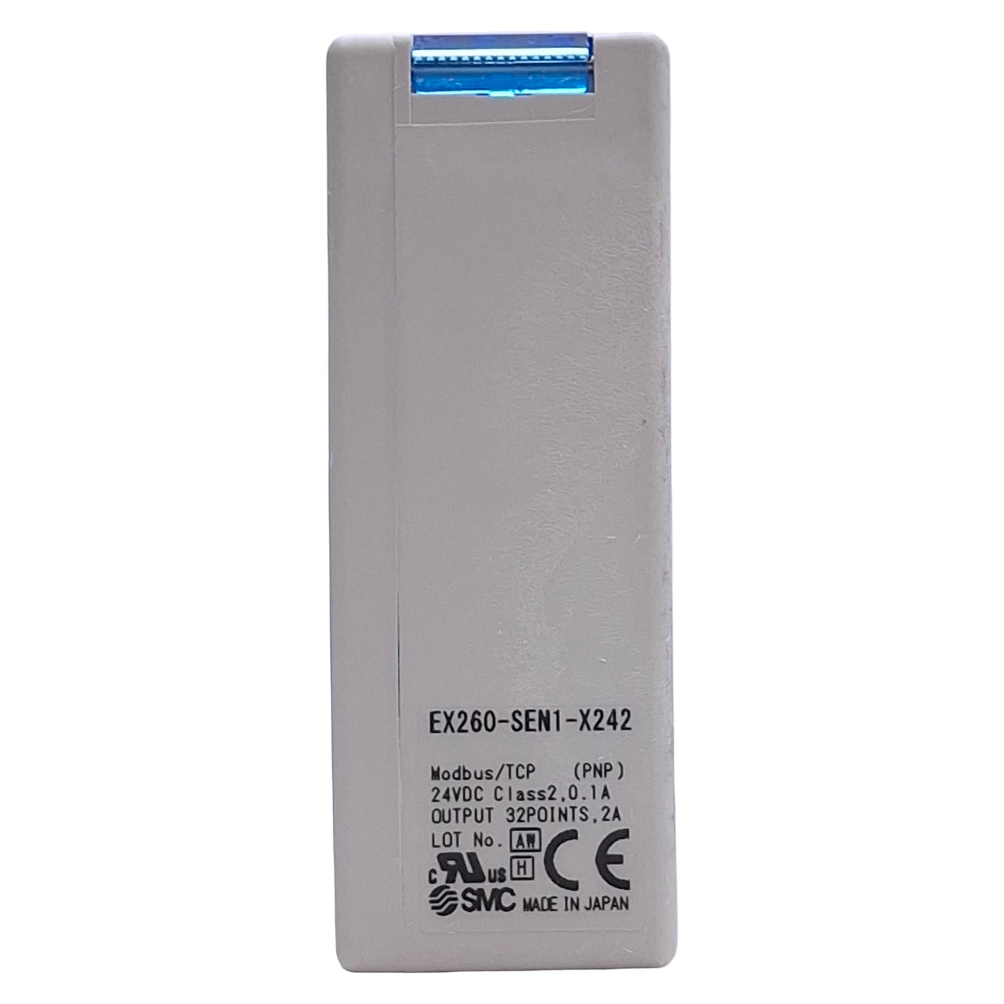 Used SMC EX260-SEN1-X242 EX300 Serial Interface Unit, EtherNet, 32-Output, M12, 24VDC