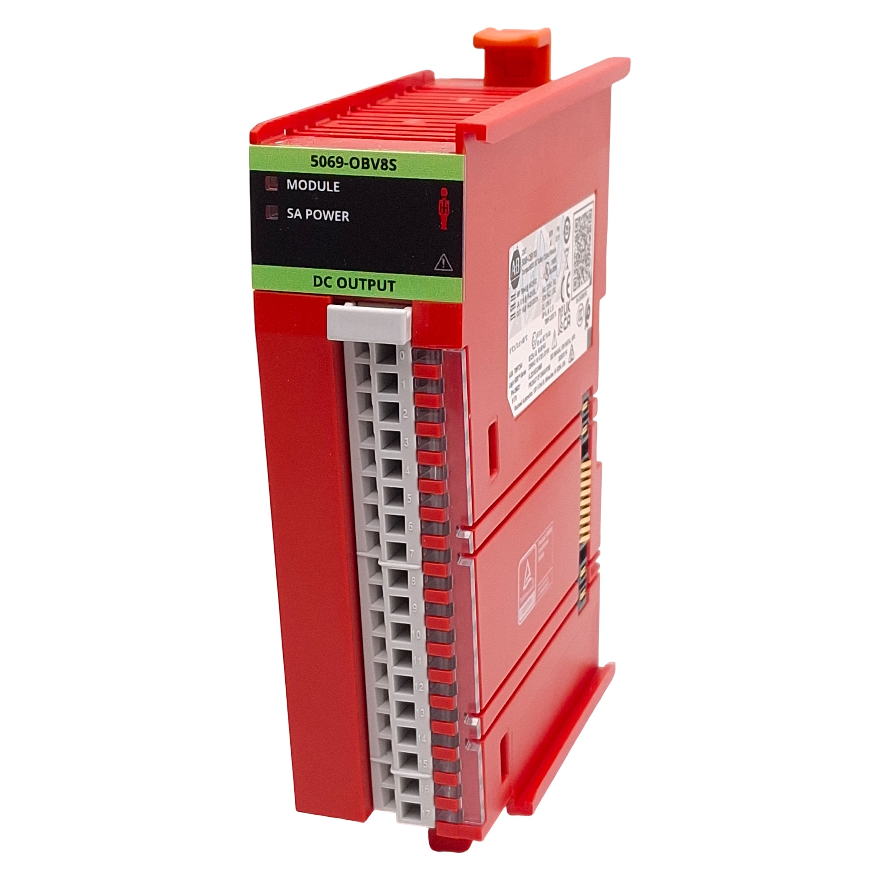Allen Bradley 5069-OBV8S FW 3.011 Compact 5000 DC Safety Output Module ...