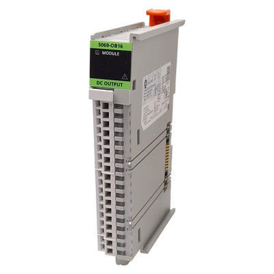 Used Allen Bradley 5069-OB16 FW 3.012 Compact 5000 DC Output Module, 16-Channel
