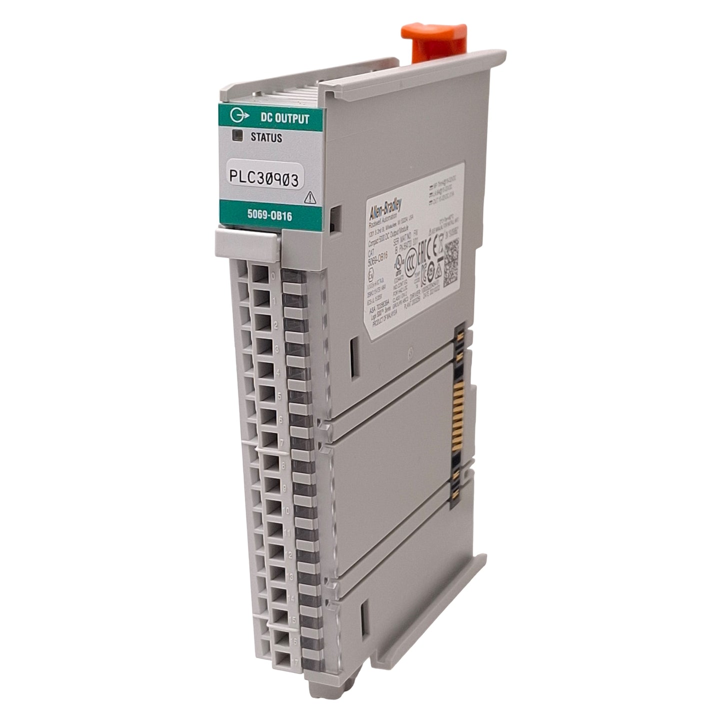 Used Allen Bradley 5069-OB16 FW 3.011 Compact 5000 DC Output Module, 16-Channel