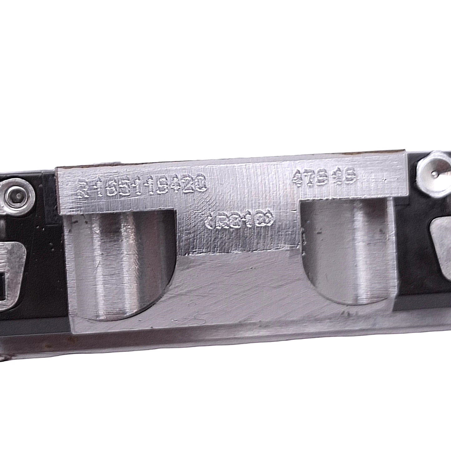 Used Bosch Rexroth R165119420 Linear Guide Block on 15x140mm Rail, 12.7kN Max