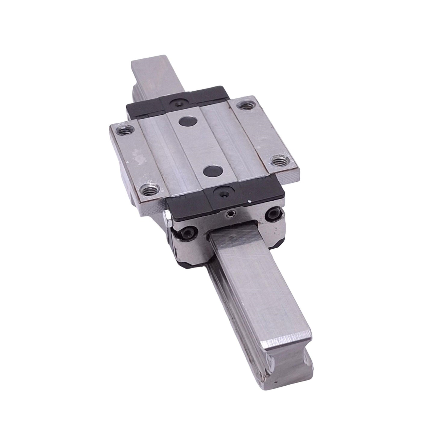 Used Bosch Rexroth R165119420 Linear Guide Block on 15x140mm Rail, 12.7kN Max