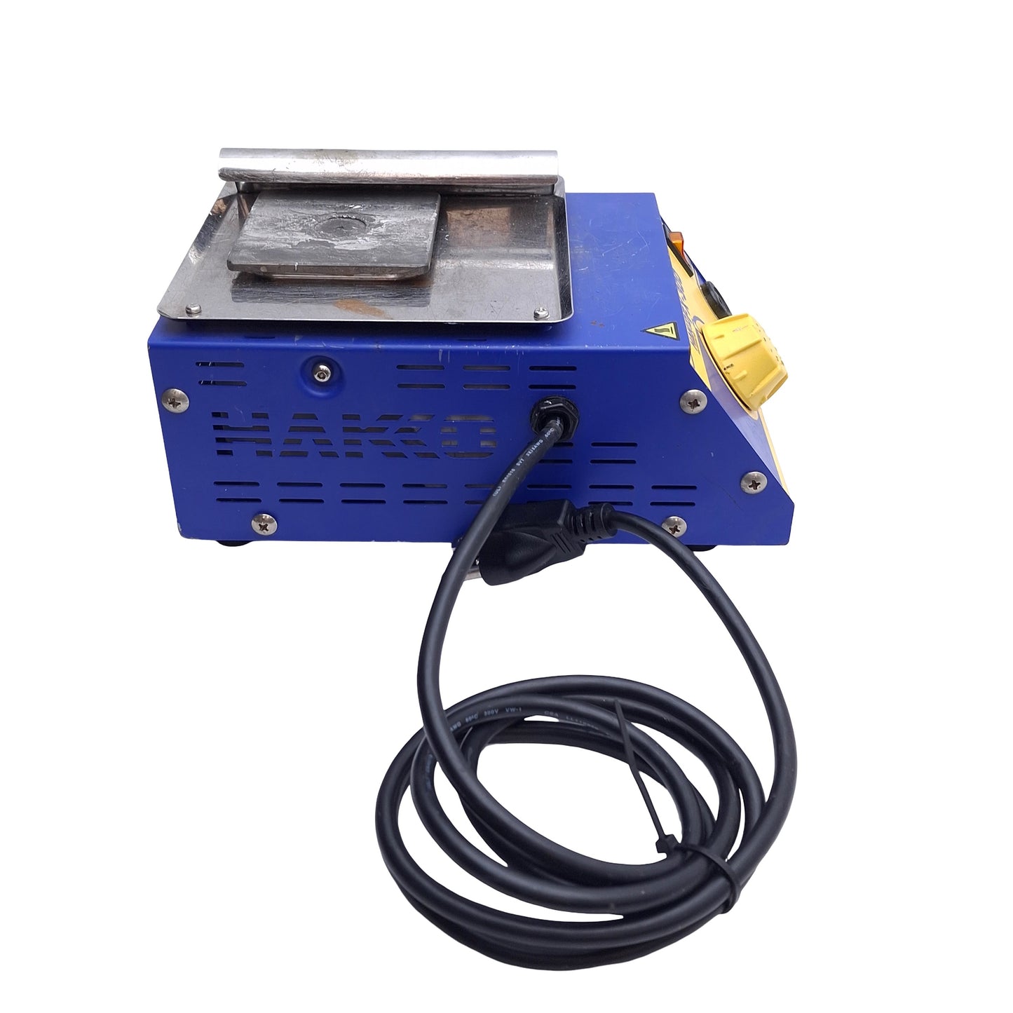 Used Hakko FX-300-03 Adjustable Soldering Pot 50mm x 50mm Pot, 120VAC 290W, 200-450°C