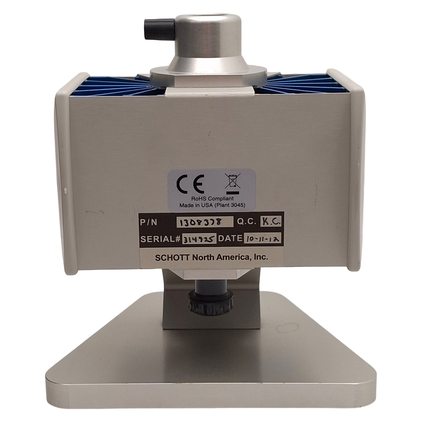 Used Schott 1308378 A20400/6000 MLS Microscopy LED Light Source, White, ø18mm, 24VDC