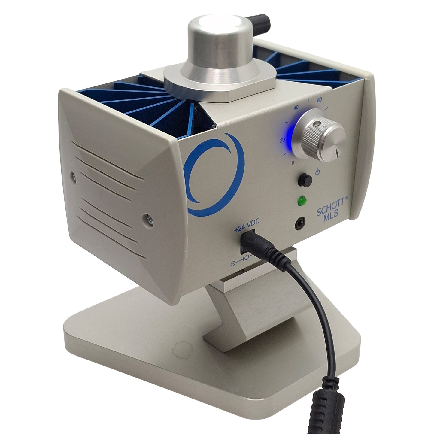 Used Schott 1308378 A20400/6000 MLS Microscopy LED Light Source, White, ø18mm, 24VDC