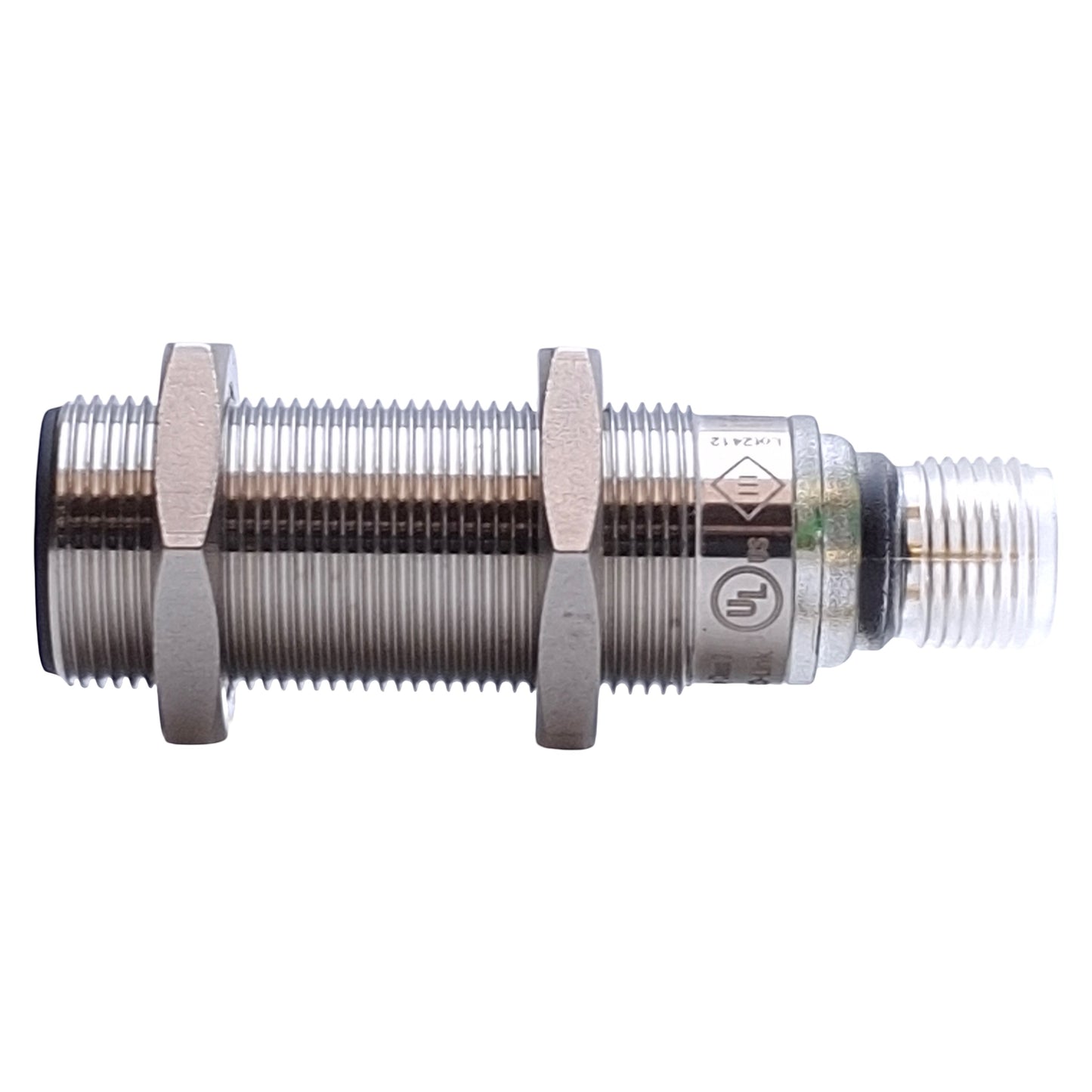 Used IFM Electronic UGT524 Ultrasonic Sensor 40-300mm Range, PNP NO/NC, 10-30VDC