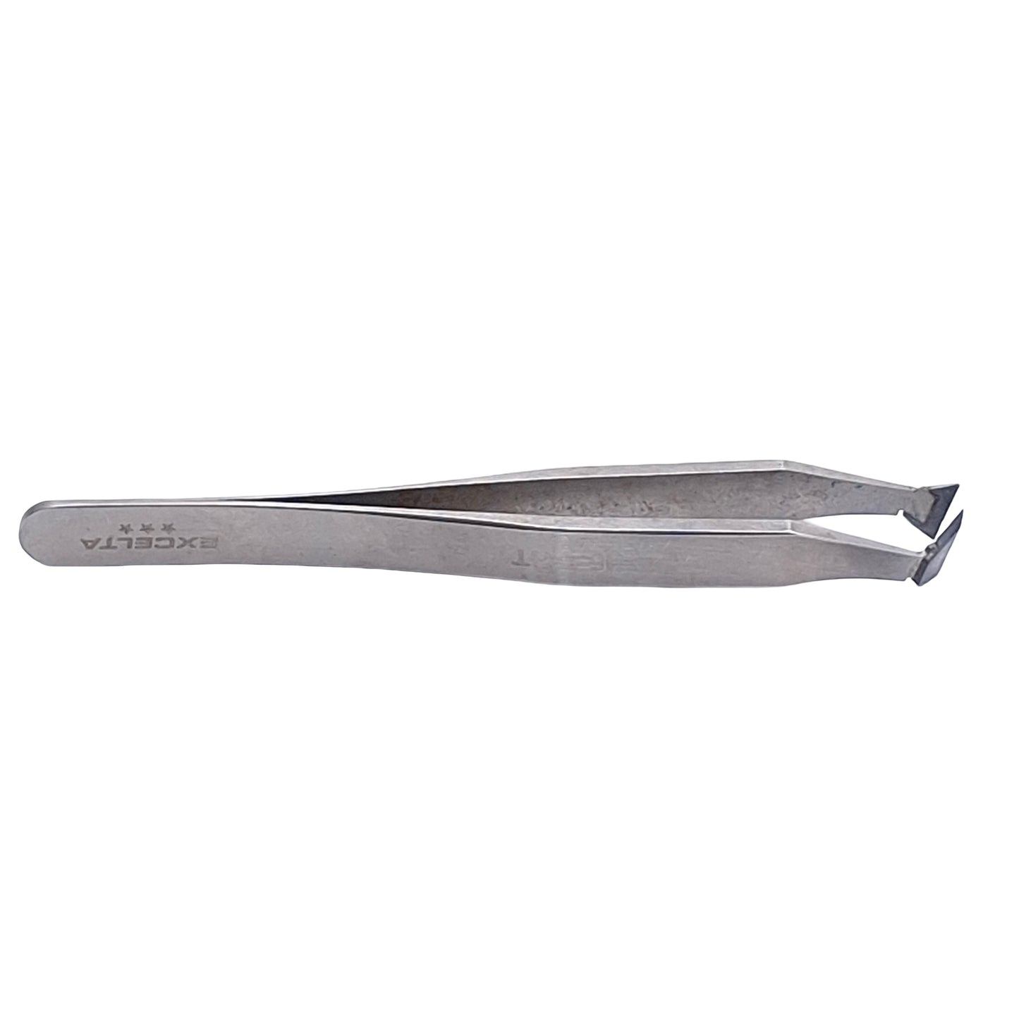 Used Excelta 15A-HT High Precision Tweezers, Carbide Tip, 70°, 0.393in Cut Length