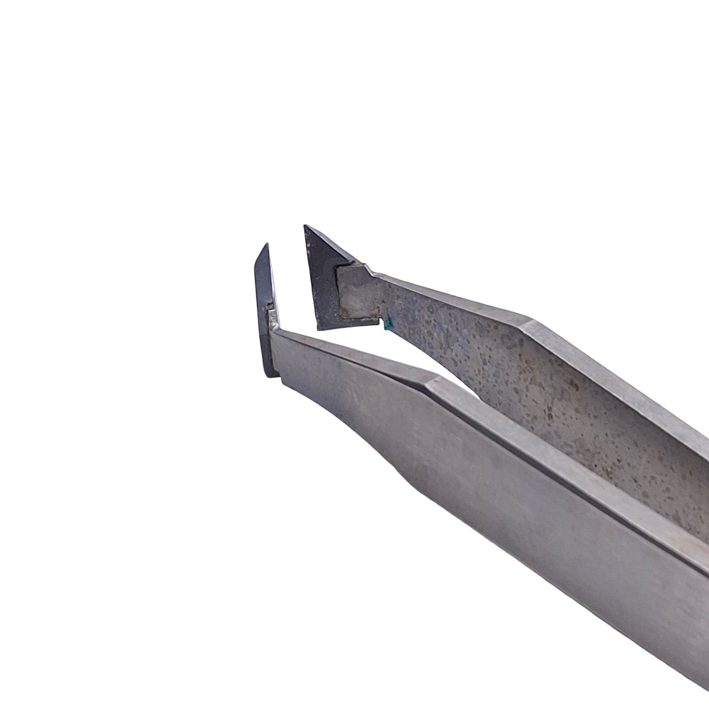 Used Excelta 15A-HT High Precision Tweezers, Carbide Tip, 70°, 0.393in Cut Length