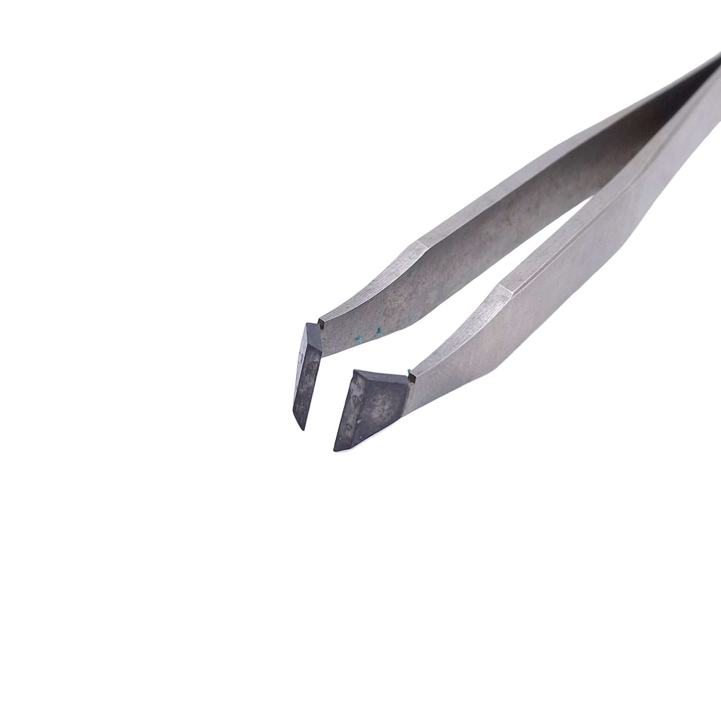 Used Excelta 15A-HT High Precision Tweezers, Carbide Tip, 70°, 0.393in Cut Length