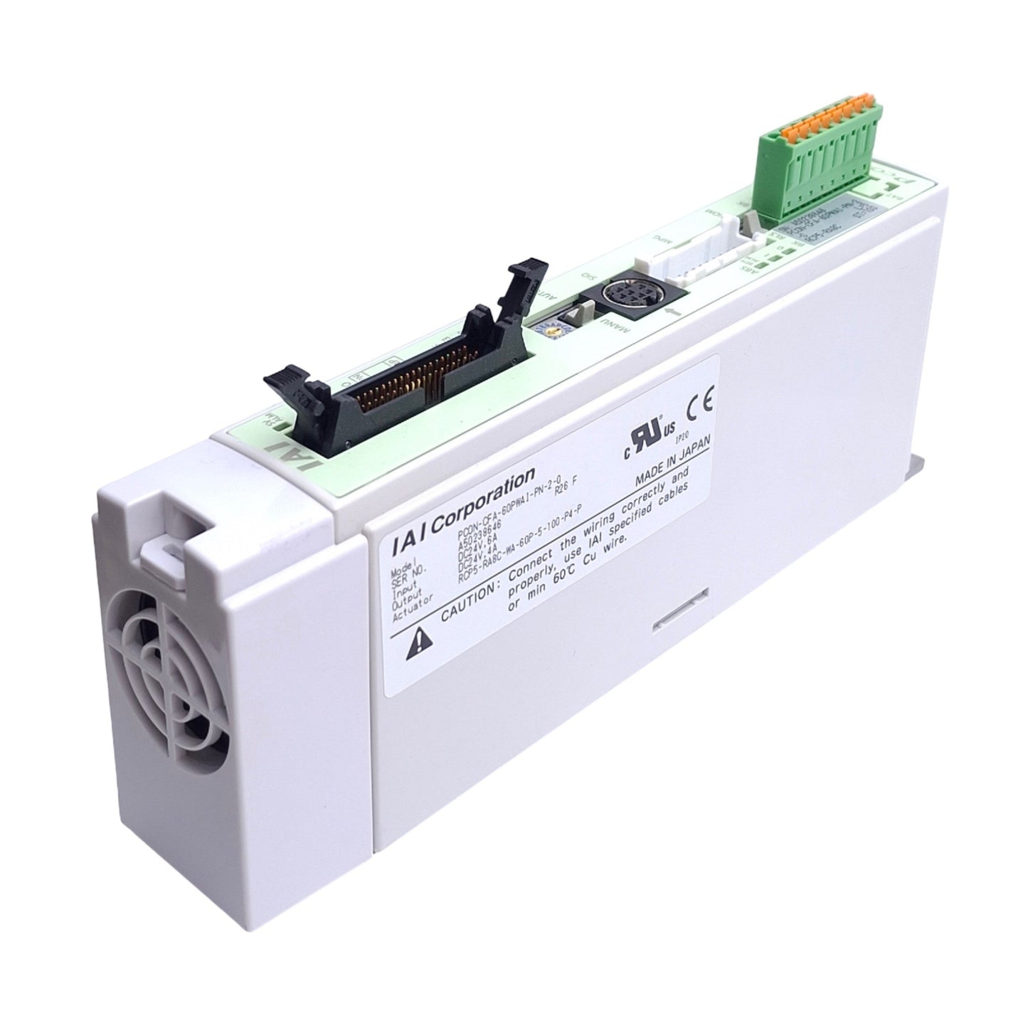 Used IAI Corp PCON-CFA-60PWAI-PN-2-0 Single Axis Actuator Controller, 24VDC