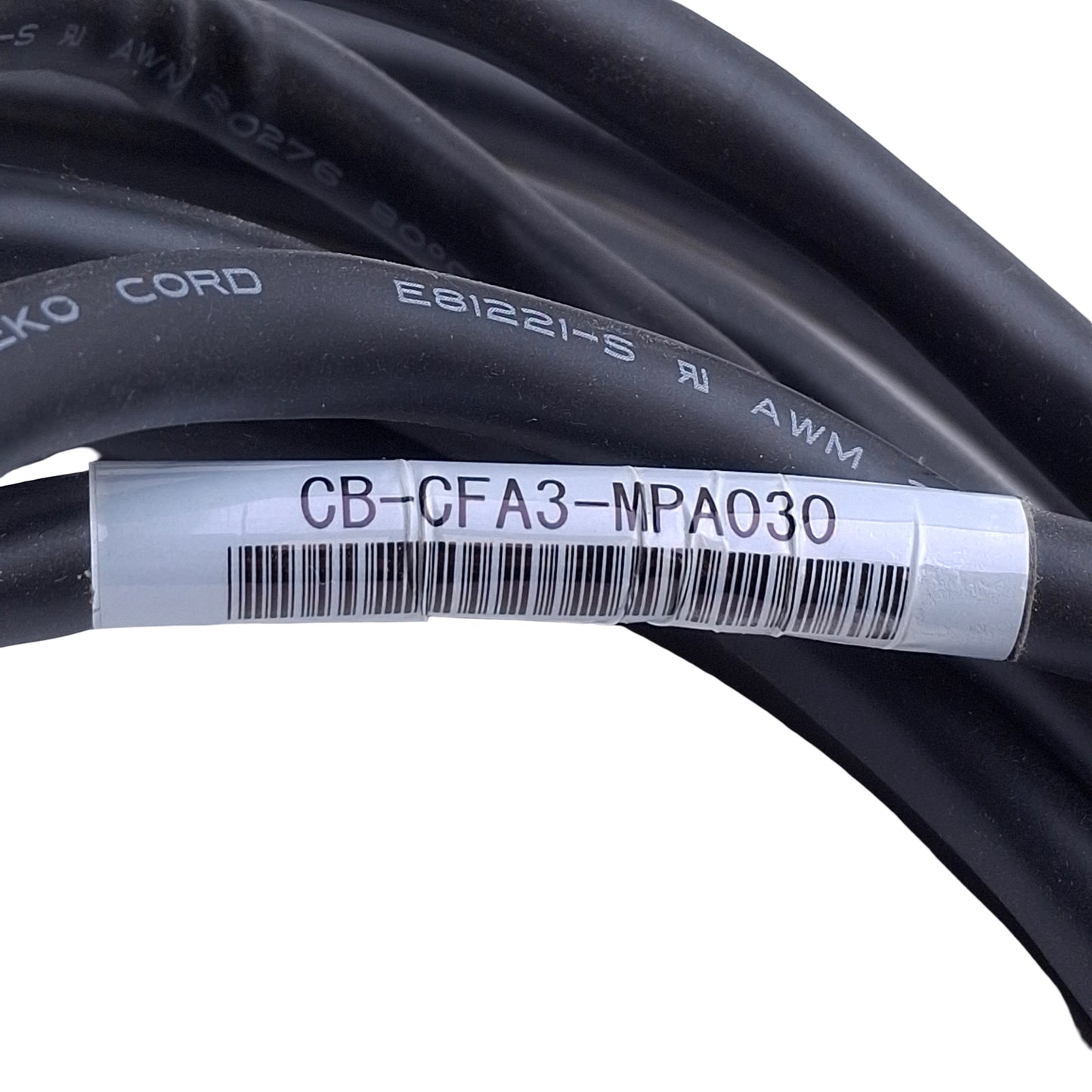 Used IAI Corp CB-CFA3-MPA030 Actuator Motor & Encoder Controller Cable 3 Meter Length