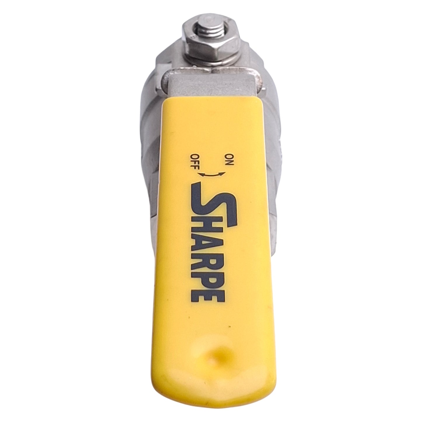 Used Sharpe 1"-50M760 Full Port Two Piece Ball Valve, 1in NPT, 1000CWP, 316SS, CF8M