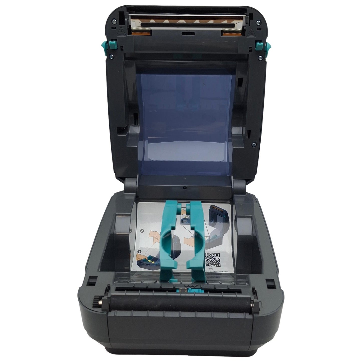 Used Zebra GX42-202410-150 GX420D Thermal Barcode Printer, 203dpi, 4in Width, 24VDC