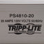 Used Tripp Lite PS4810-20 Vertical Power Strip, 10-Outlet, 20A 120VAC, 5-15R, 5-20P