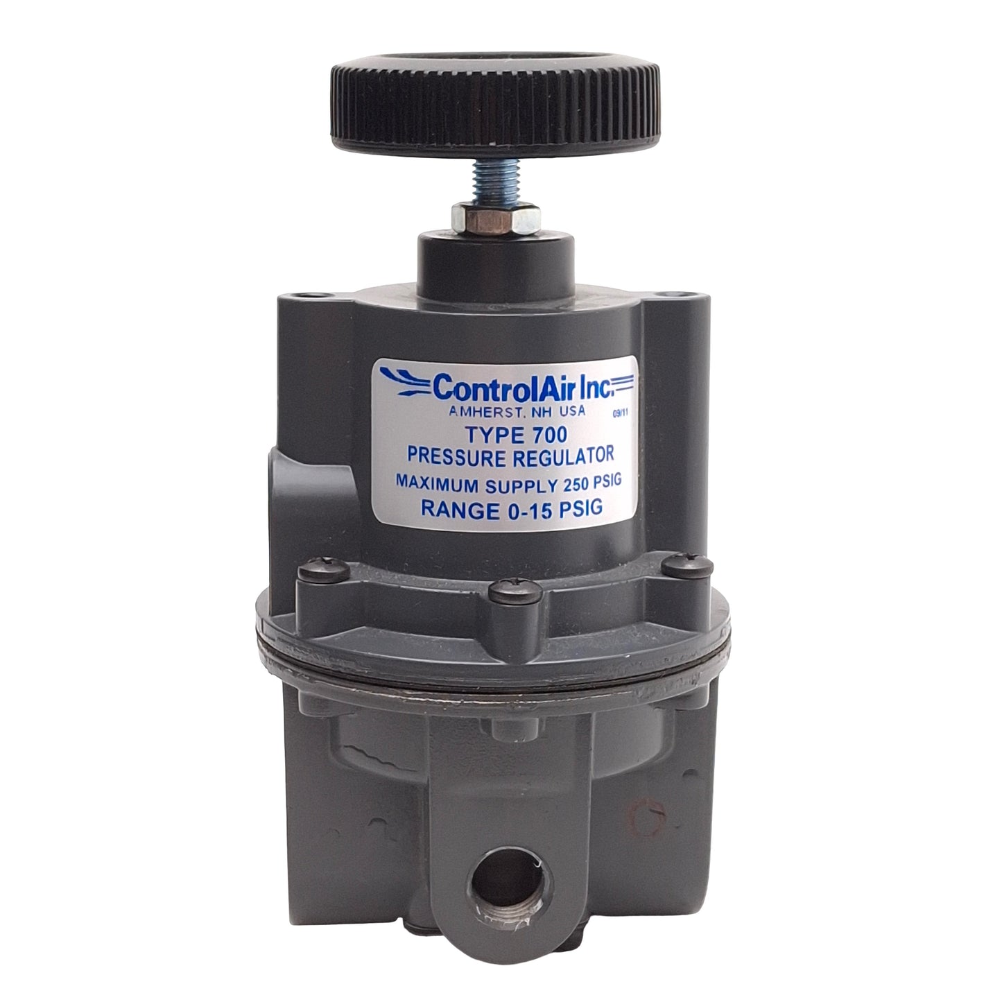 Used ControlAir 700-BC Precision Pressure Regulator, 250psig, 0-15psig Set, 1/4in NPT