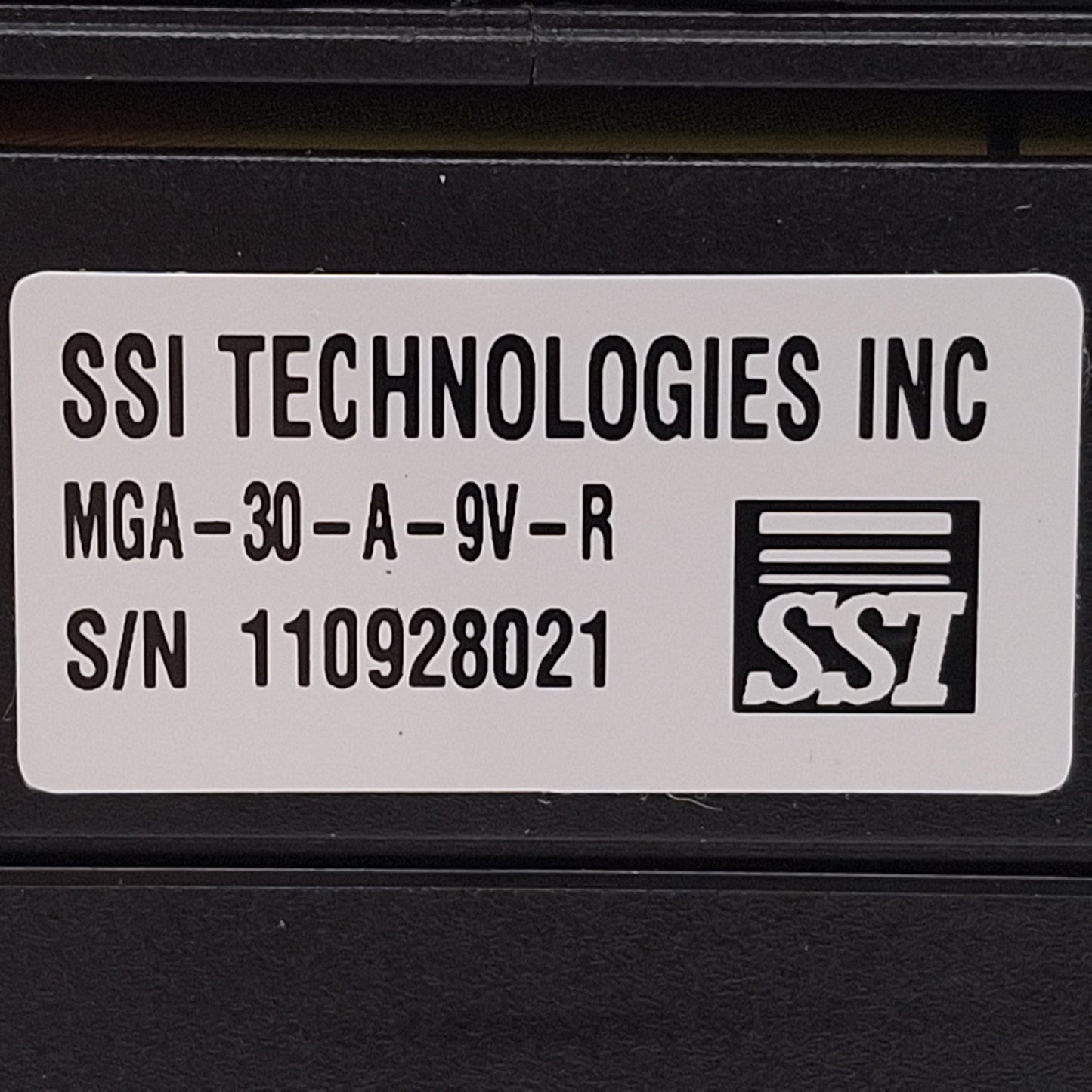 Used SSI MGA-30-A-9V-R MediaGauge Digital Pressure Gage, 30PSI, 1/4in NPT, 9V Battery