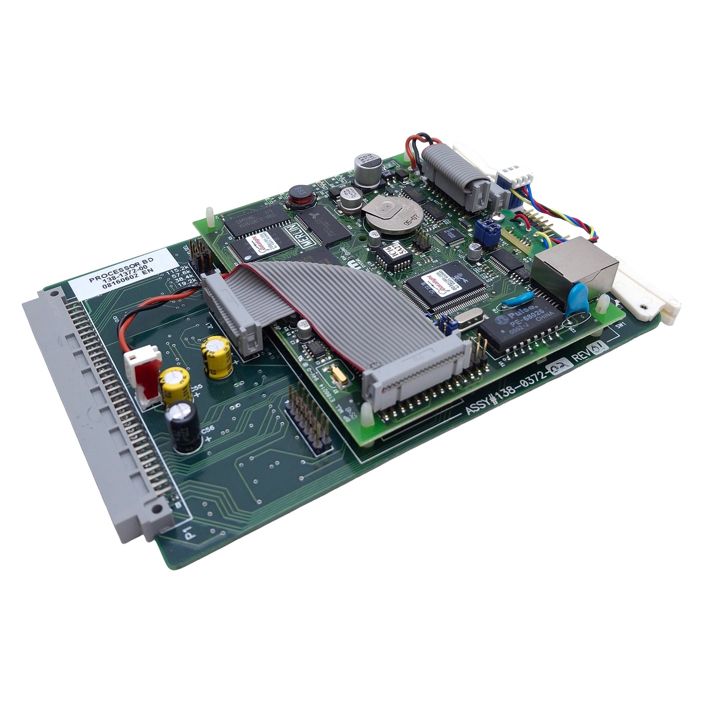 Used Dynatronix 138-0372-02 Rev. 01 ARM Processor Card, RJ45, For Dynatronix PSU