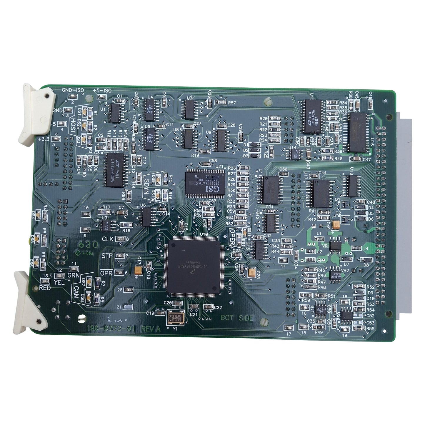 Used Dynatronix 138-0372-02 Rev. 01 ARM Processor Card, RJ45, For Dynatronix PSU