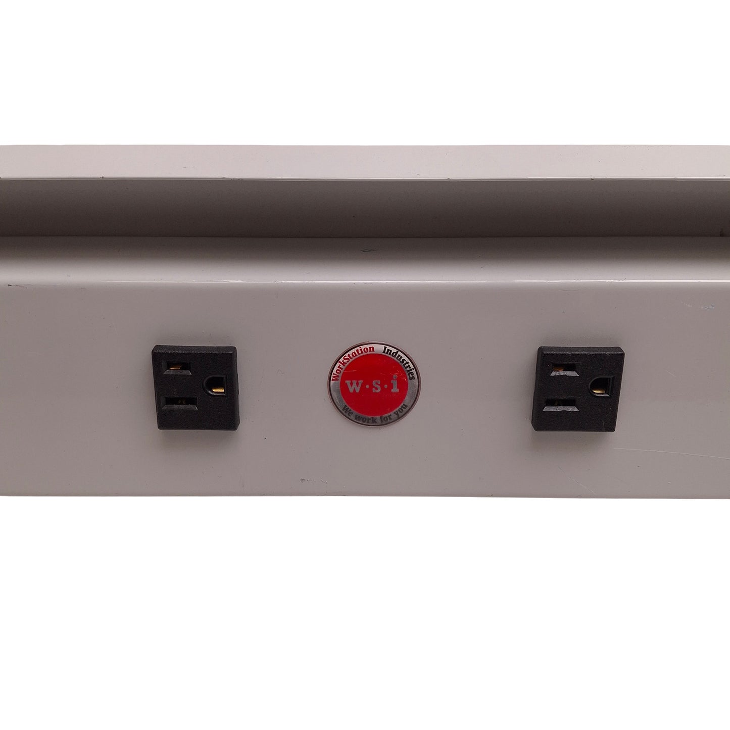 Used Workstation Industries EL5-48-15A Electric Channel W/ Eight Outlets, 15A, 48in L