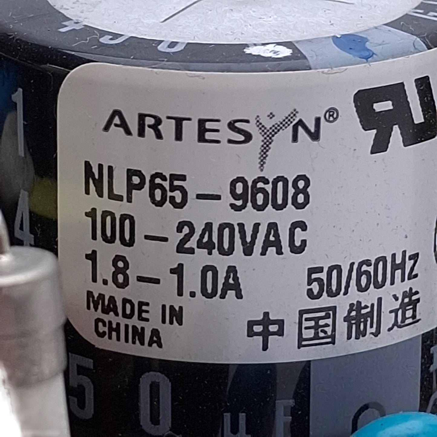 Used Artesyn NLP65-9608 Power Supply Converter 85-264VAC In, 5VDC/12VDC 65W Out