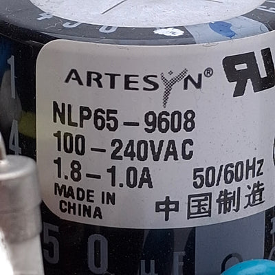 Used Artesyn NLP65-9608 Power Supply Converter 85-264VAC In, 5VDC/12VDC 65W Out