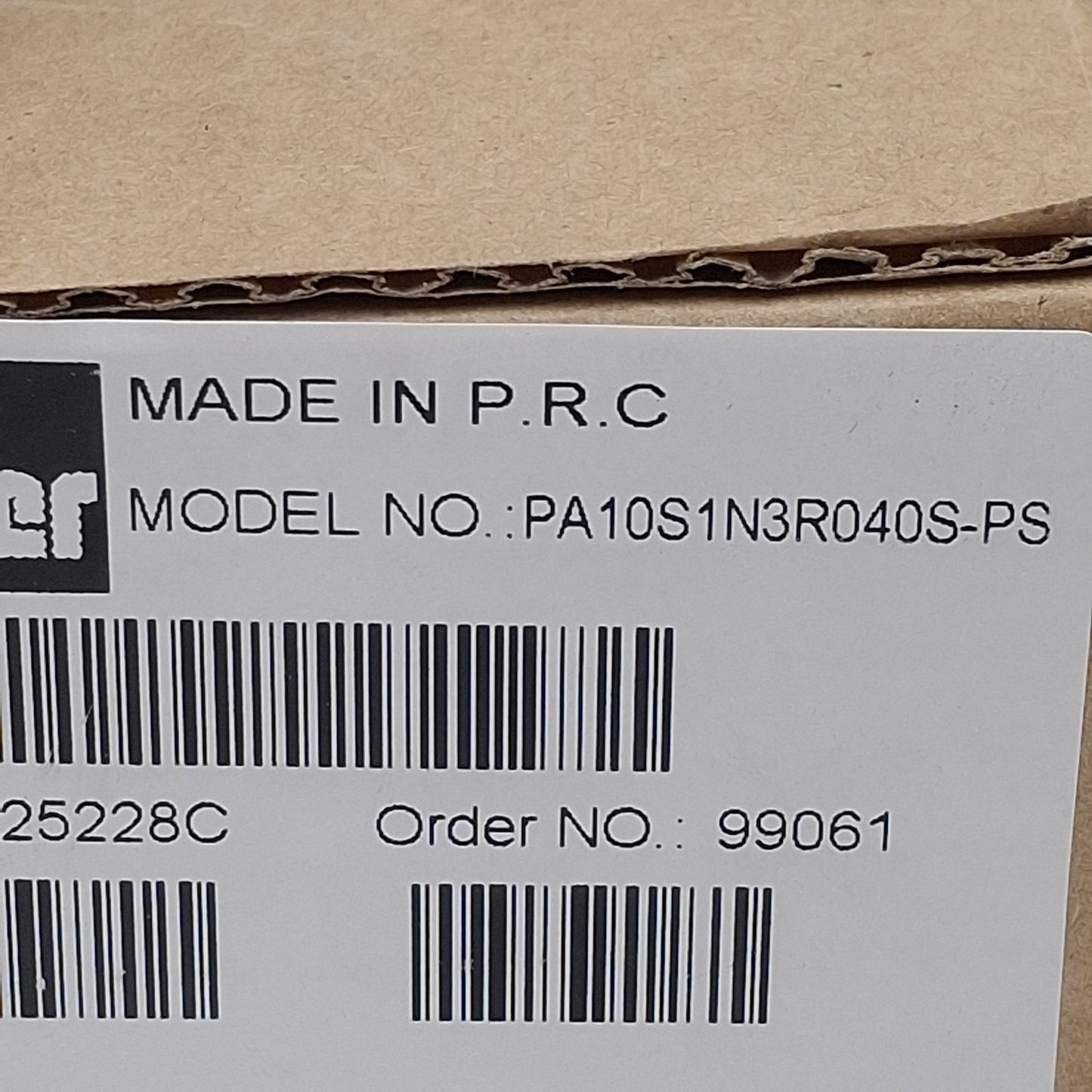 New Parker PA10S1N3R040S-PS Angle Seat Valve, 2-Way 3/8in NPT, 232psi Max, 12-24VDC