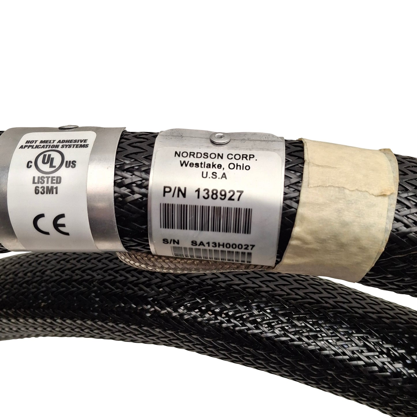 New – Open box Nordson 138927 Hot Melt Heated Hose For Problue4, 240VAC, 10ft, 1500psi