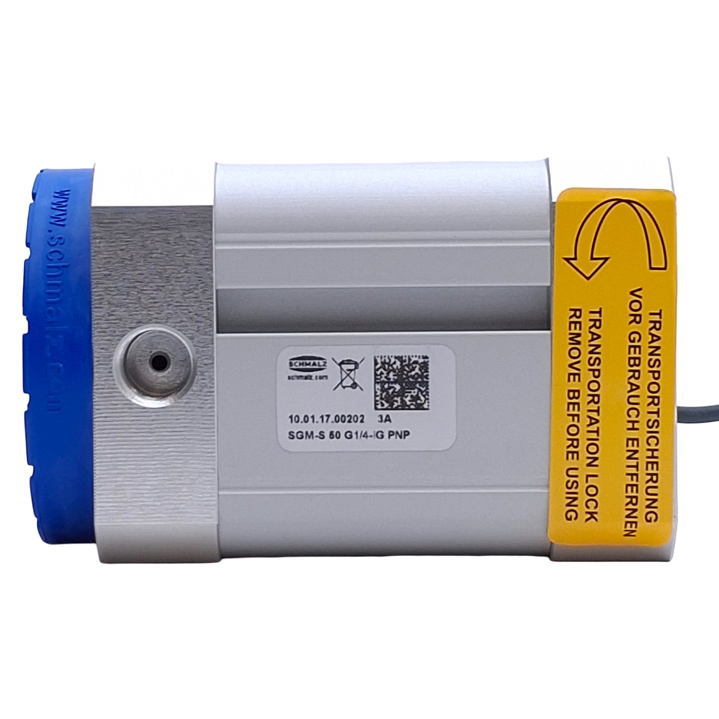 New Schmalz 10.01.17.00202 Magnetic Gripper 3.5-6bar, 180N, 50 Size, M12 4-Pin Male