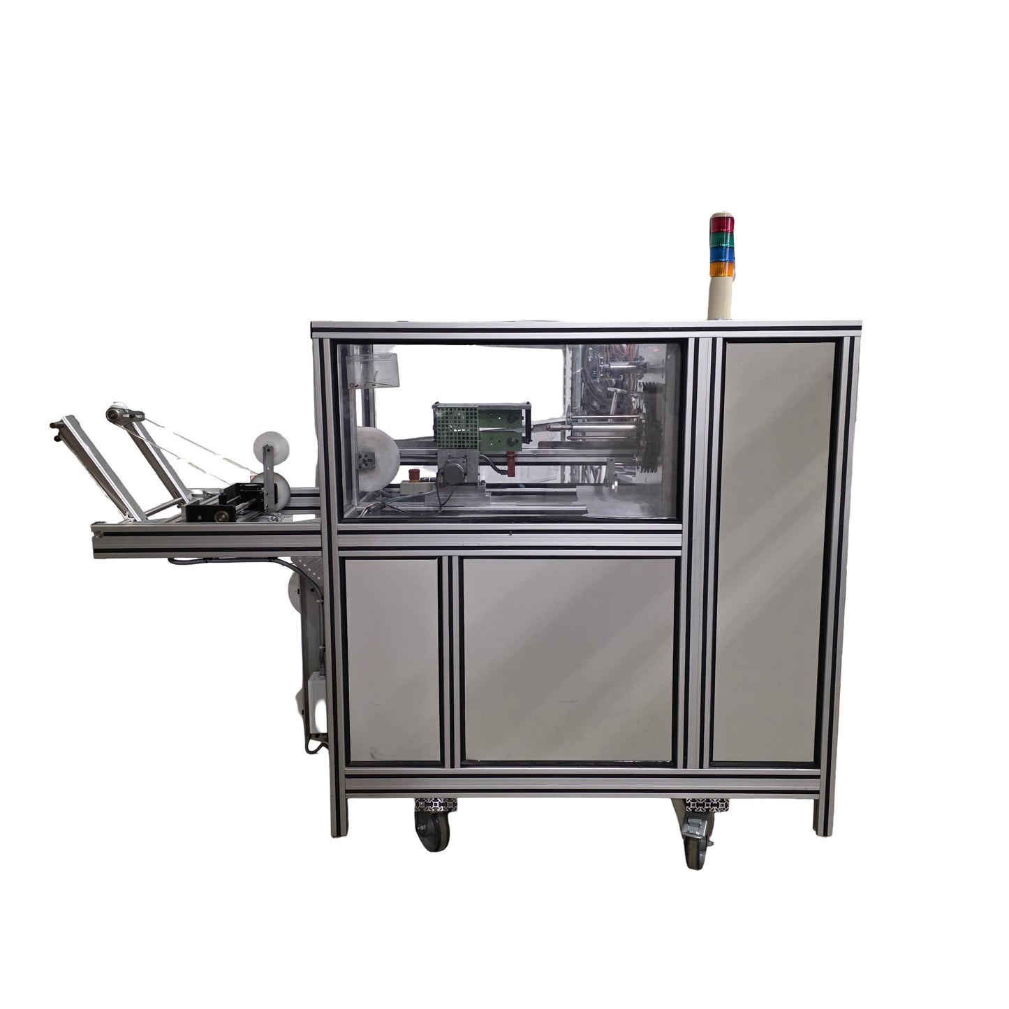 Used Steeger HS80/16-2002 16 Carrier Horizontal Medical Braider, 230VAC 3-Ph 10A